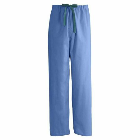 MEDLINE Encore Unisex Pants Scrub, Reversible, Drawstring Waist, Ciel Blue, Large 700PTHL-CF